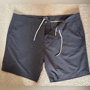 Men’s Faherty All Day Shorts - Navy Size 42